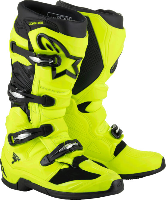 Alpinestars Tech 7 Boots Fluorescent Yellow/Black US 7 - Image 5