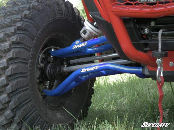 SuperATV Voodoo Blue 1.5" Forward A-Arms Front No Joints Fits RZR XP 1000 - Image 2