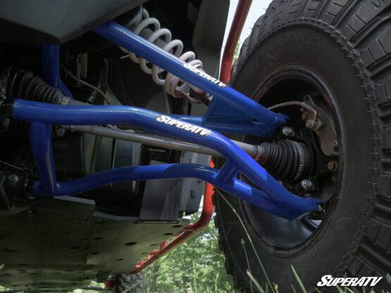 SuperATV Voodoo Blue 1.5" Forward A-Arms Front No Joints Fits RZR XP 1000 - Image 4