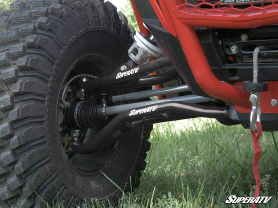 SuperATV High Clearance Front A-Arms Black w/Std Joints For 16-21 RZR XP Turbo - Image 4