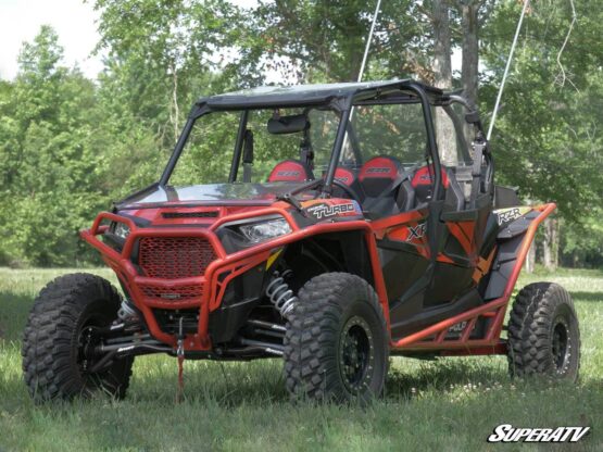 SuperATV High Clearance Front A-Arms Black w/Std Joints For 16-21 RZR XP Turbo - Image 5