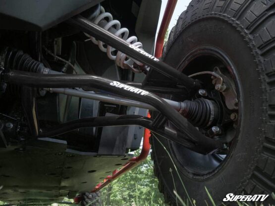 SuperATV High Clearance Front A-Arms Black w/Std Joints For 16-21 RZR XP Turbo - Image 6