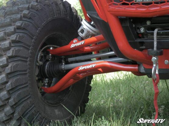 SuperATV Red High Clearance Front A-Arms w/ HD Joints For 16-21 RZR XP Turbo - Image 2