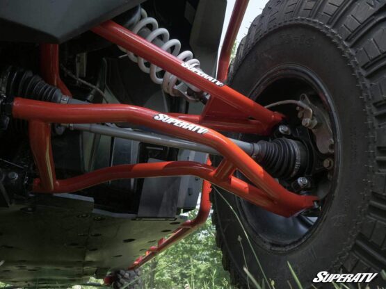 SuperATV Red High Clearance Front A-Arms w/ HD Joints For 16-21 RZR XP Turbo - Image 4