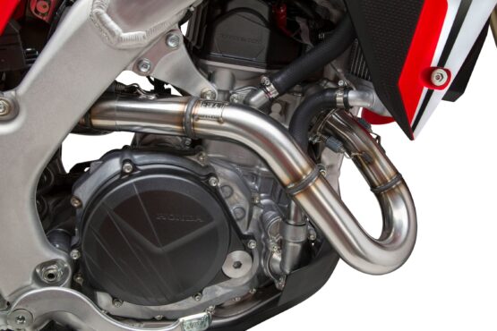 Yoshimura RS9T Full Exhaust Dual Muffler Carbon Tips Fits 17-20 CRF450R/RX - Image 5