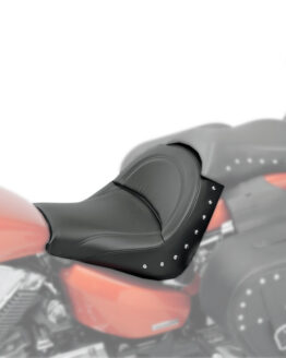 Renegade Deluxe Studded Solo Seat Black Gel Low