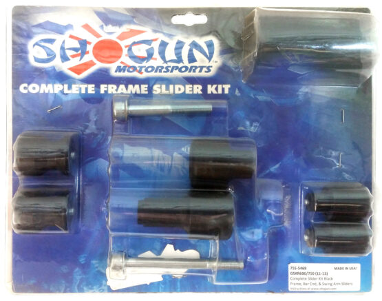 Race Black Complete Slider Kit For 2011+ Suzuki GSXR600/750