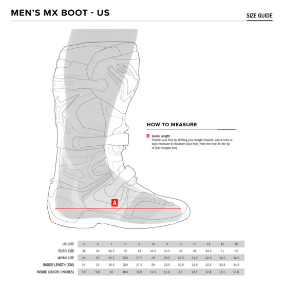 Tech 3 Boots Black Size 16 - Image 4