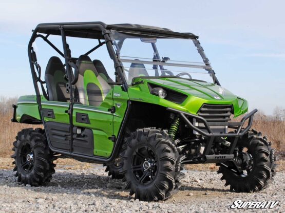 SuperATV 1.5" Forward Offset Front A-Arms Black Fits 12-21 Kawasaki Teryx - Image 5