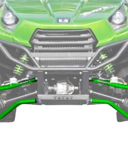SuperATV Green 1.5" Forward Offset A-Arms w/HD Joints Fits 12-21 Teryx