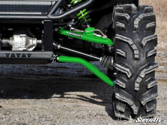 SuperATV Green 1.5" Forward Offset A-Arms w/HD Joints Fits 12-21 Teryx - Image 2