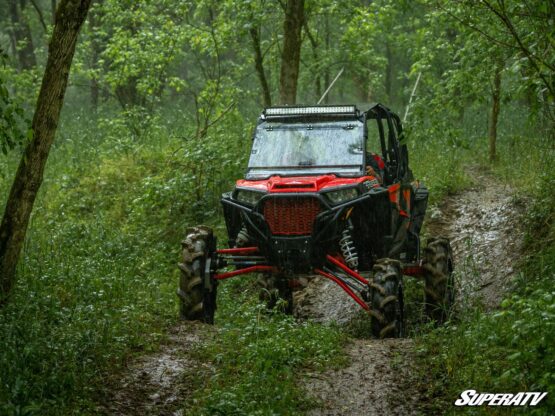 SuperATV Red High Clearance Front Upper A-Arms w/o Joints Fits 14-21 RZR XP 1000 - Image 3