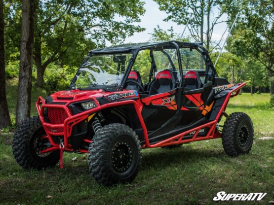 SuperATV Red High Clearance Front Upper A-Arms w/o Joints Fits 14-21 RZR XP 1000 - Image 5