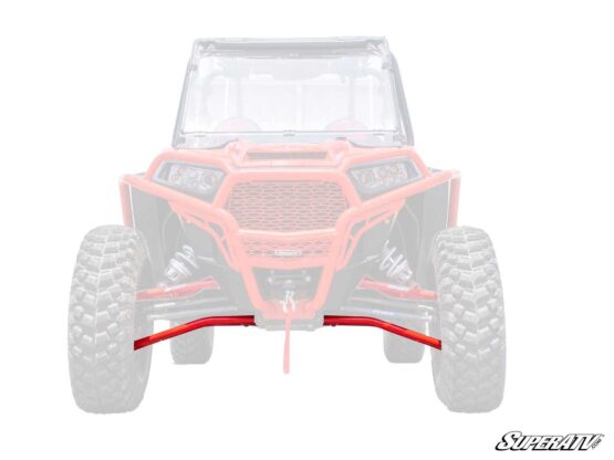 SuperATV Red High Clearance Front Lower A-Arms w/o Joints For RZR XP 1000