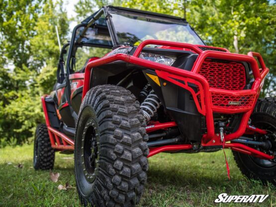 SuperATV Red High Clearance Front Lower A-Arms w/o Joints For RZR XP 1000 - Image 4