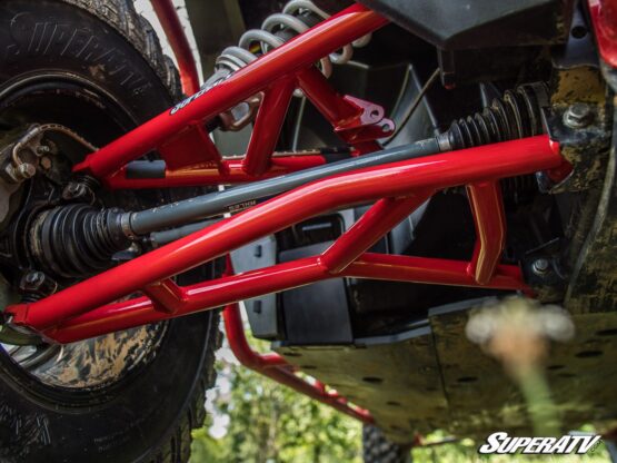 SuperATV Red High Clearance Front Lower A-Arms w/o Joints For RZR XP 1000 - Image 7