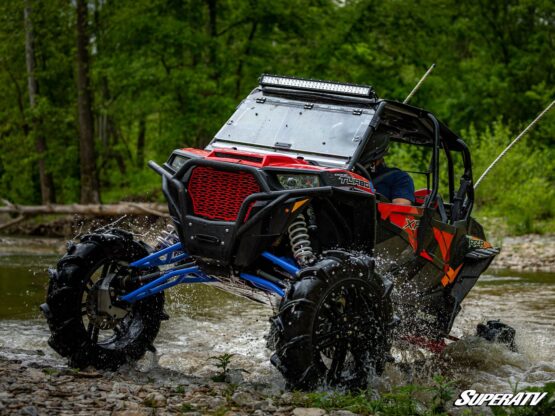 SuperATV Voodoo Blue High Clearance Front A-Arms No Joints Fits RZR XP 1000 - Image 2
