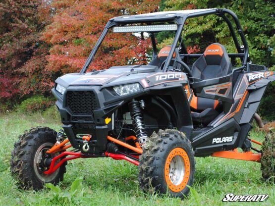 SuperATV Red High Clearance Front A-Arms w/ STD Joints Fits RZR XP 1000 - Image 2