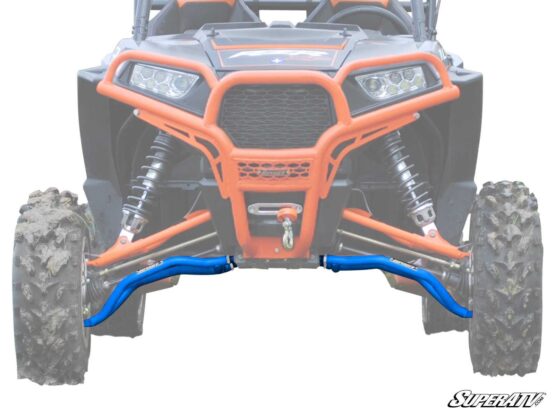 SuperATV Voodoo Blue High Clearance Front A-Arms w/o Joints Fits RZR XP