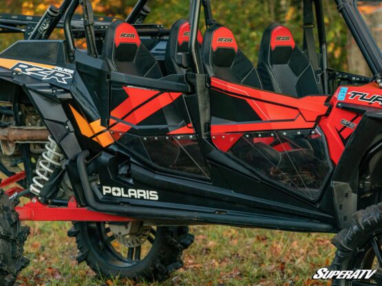 SuperATV Clear Lower Doors Polycarbonate Fits 19-20 Polaris RZR S4 1000 - Image 4