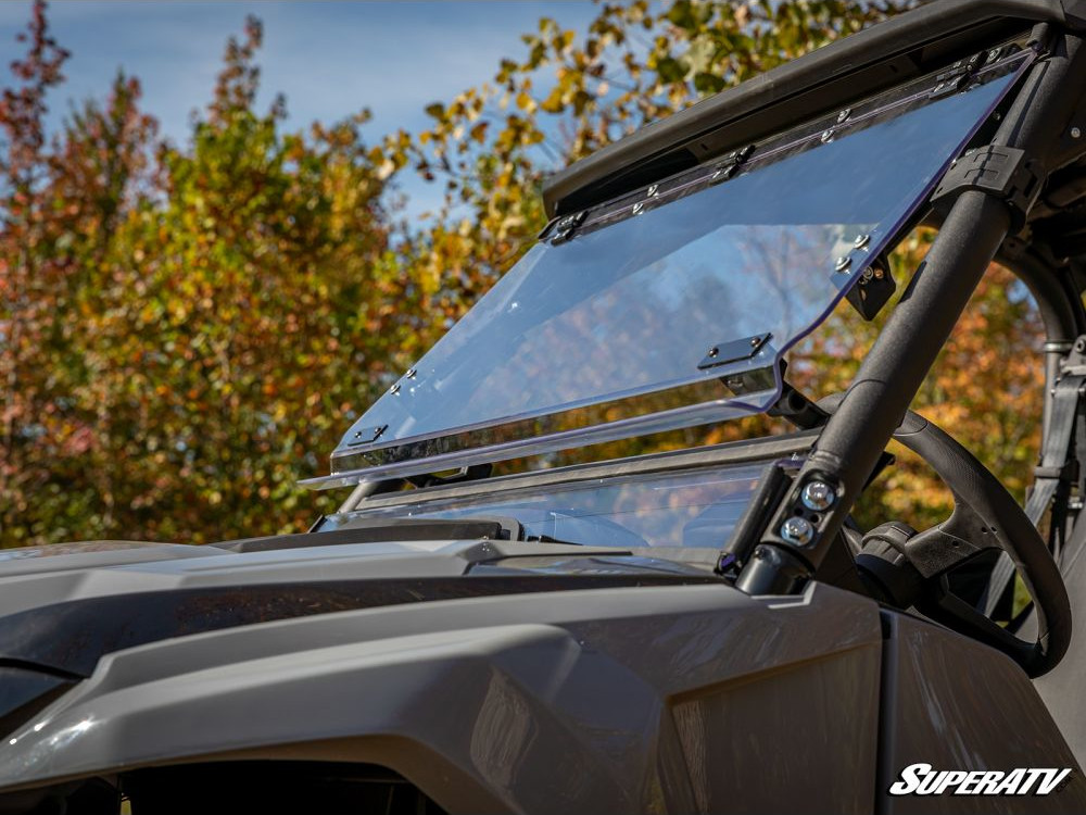SuperATV Flip Windshield Clear Polycarbonate For Yamaha Wolverine RMAX2 - Image 4