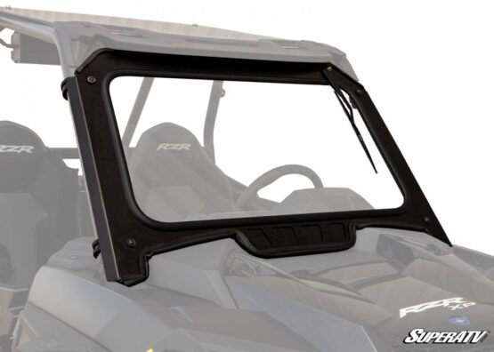 SuperATV Glass Windshield Clear Fits 19-21 Polaris RZR/4 XP Turbo
