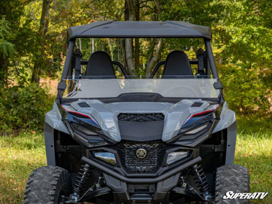 SuperATV Clear Half Windshield Polycarbonate Fits Yamaha Wolverine RMAX - Image 3