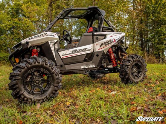 SuperATV Extended Rear Trailing Arms 1" Offset Black For Polaris RZR RS1 - Image 2