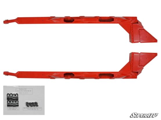 SuperATV 1" Rear Offset Trailing Arms - Black Fits 16-21 RZR XP Turbo - Image 5