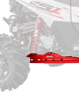 SuperATV Extended Trailing Arms 1" Rear Offset Red For Polaris RZR RS1