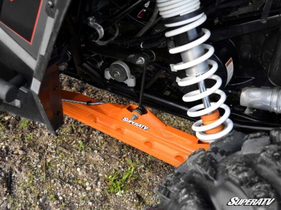 SuperATV 1" Rear Offset Trailing Arms Orange Fits 16-21 RZR XP Turbo - Image 2