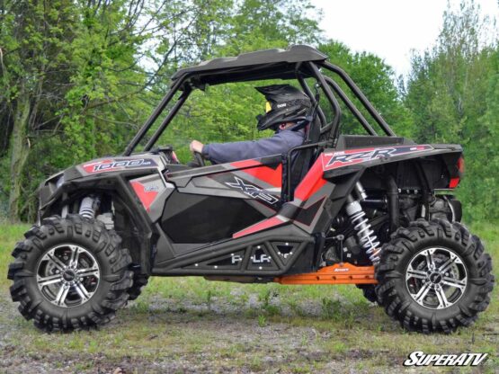 SuperATV 1" Rear Offset Trailing Arms Orange Fits 16-21 RZR XP Turbo - Image 4
