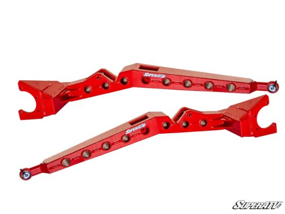 SuperATV High Clearance Trailing Arms Red For 14-21 Polaris RZR XP 1000 - Image 3