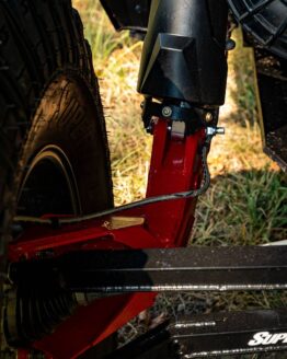 SuperATV High Clearance Trailing Arms Red For 14-21 Polaris RZR XP 1000