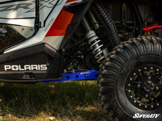 SuperATV High Clearance Trailing Arms Velocity Blue For Polaris RZR RS1 - Image 5