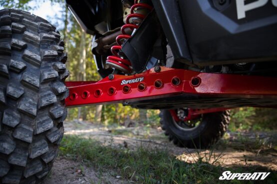 SuperATV Red Trailing Arms RTA-P-RZRXPTS-HC-03 For Polaris RZR Turbo S - Image 4