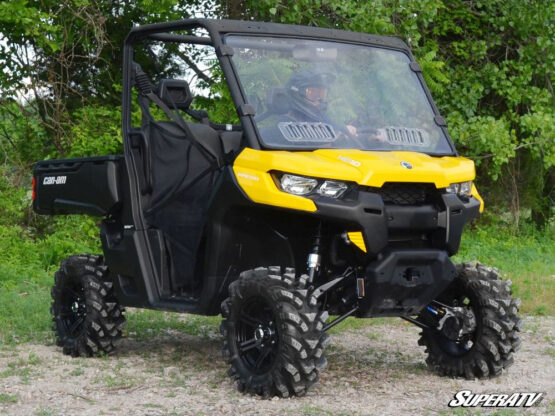 SuperATV Scratch-Resistant Vented Full Windshield For 16-21 Can-Am Defender - Image 7