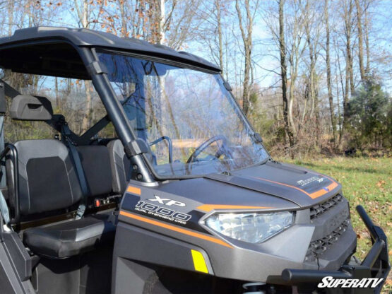 SuperATV Full Windshield Clear Poly For 17-21 Polaris Ranger 1000/XP - Image 2