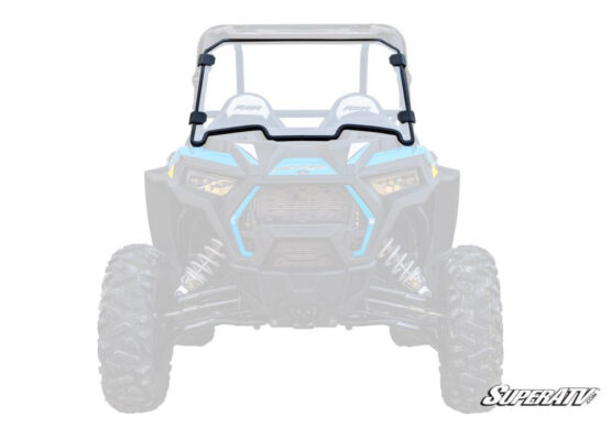 SuperATV Full Windshield Scratch-Resistant Clear For 19-21 RZR XP 1000