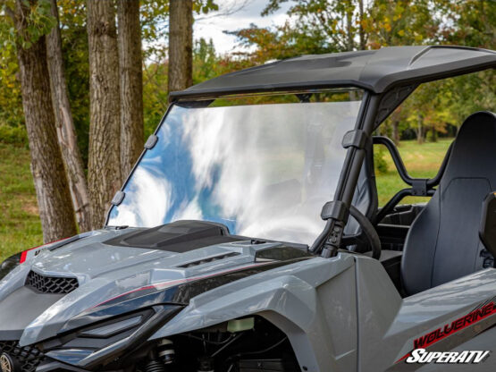 SuperATV Full Windshield Clear Polycarbonate Fits Yamaha RMAX 1000 - Image 3
