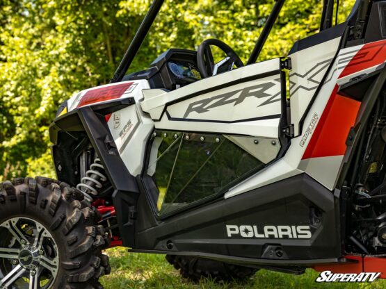 SuperATV Clear Lower Doors Polycarbonate For 19-21 Polaris RZR S 1000 - Image 2