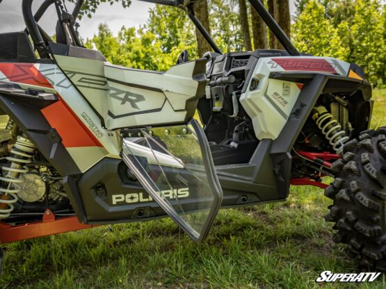 SuperATV Clear Lower Doors Polycarbonate For 19-21 Polaris RZR S 1000 - Image 6