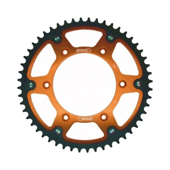 Supersprox Stealth Rear Sprocket 52T Orange 520 Fits KTM Husqvarna - Image 2
