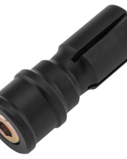 Motorcycle Handlebar 1" Bar End Mirror Adapter - Black