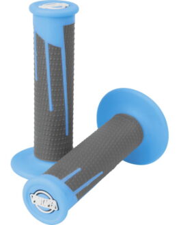 Clamp On Full Diamond Grip System - Neon Blue & Dark Gray
