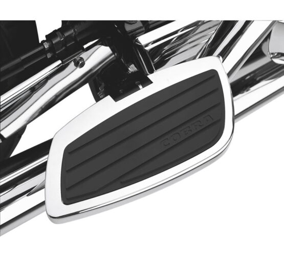 Swept Passenger Floorboards Chrome/Black - Image 2