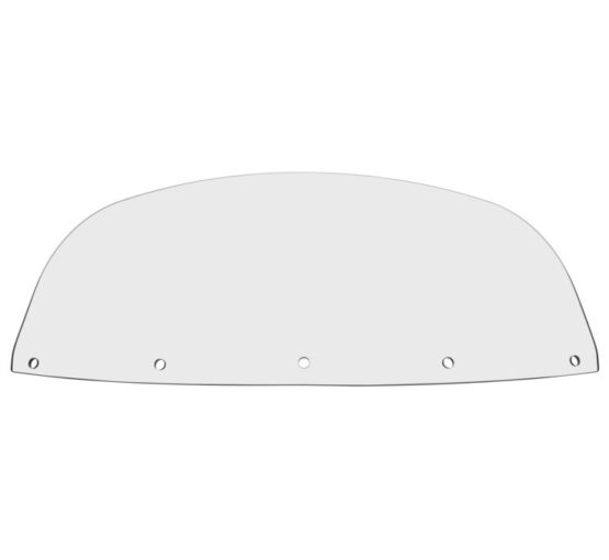 Fixed Windshield 7" Clear