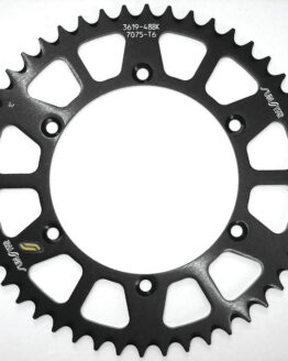 Works Triplestar Aluminum Rear Sprocket 52T - Black