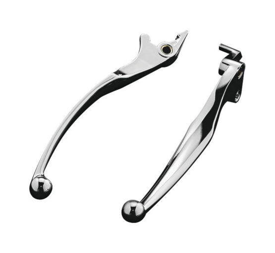 Aluminum Mechanical Brake/Clutch Lever Set Chrome - Image 2