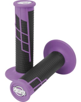 Clamp On 1/2 Waffle Grip System - Neon Purple & Black